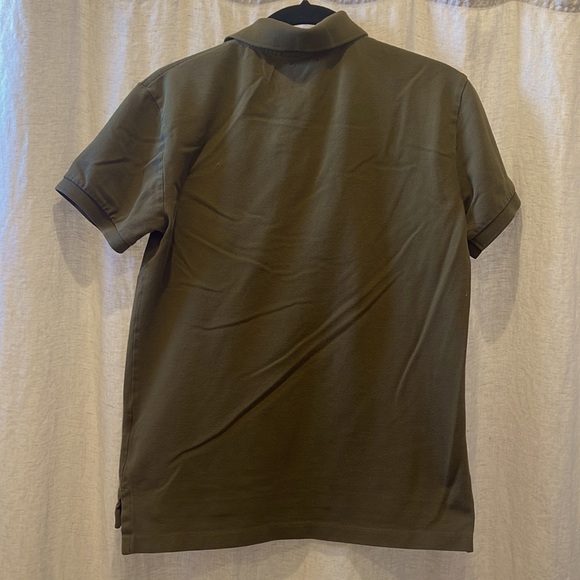 Polo Ralph Lauren Classic Piqué Slim Fit Polo Shirt in Army Green - Picture 2 of 9